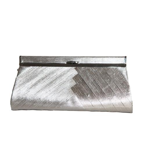 Silver Envelope Evening Bag